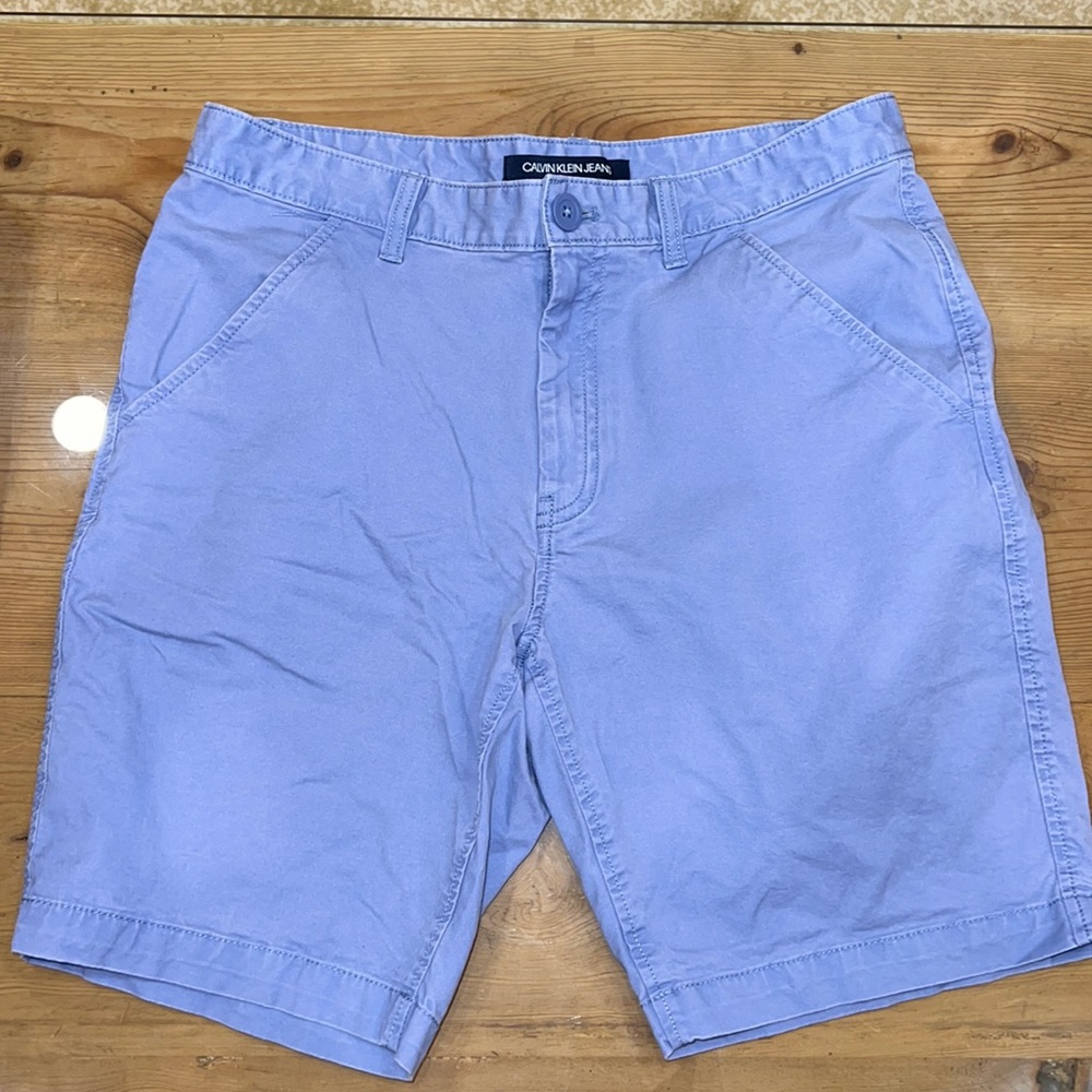 Calvin Klein Baby Blue Khaki Shorts